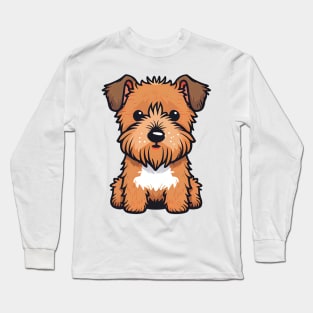 Cute Airedale Terrier Puppy Long Sleeve T-Shirt